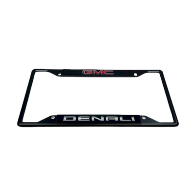 GMC Denali Black License Plate Frame