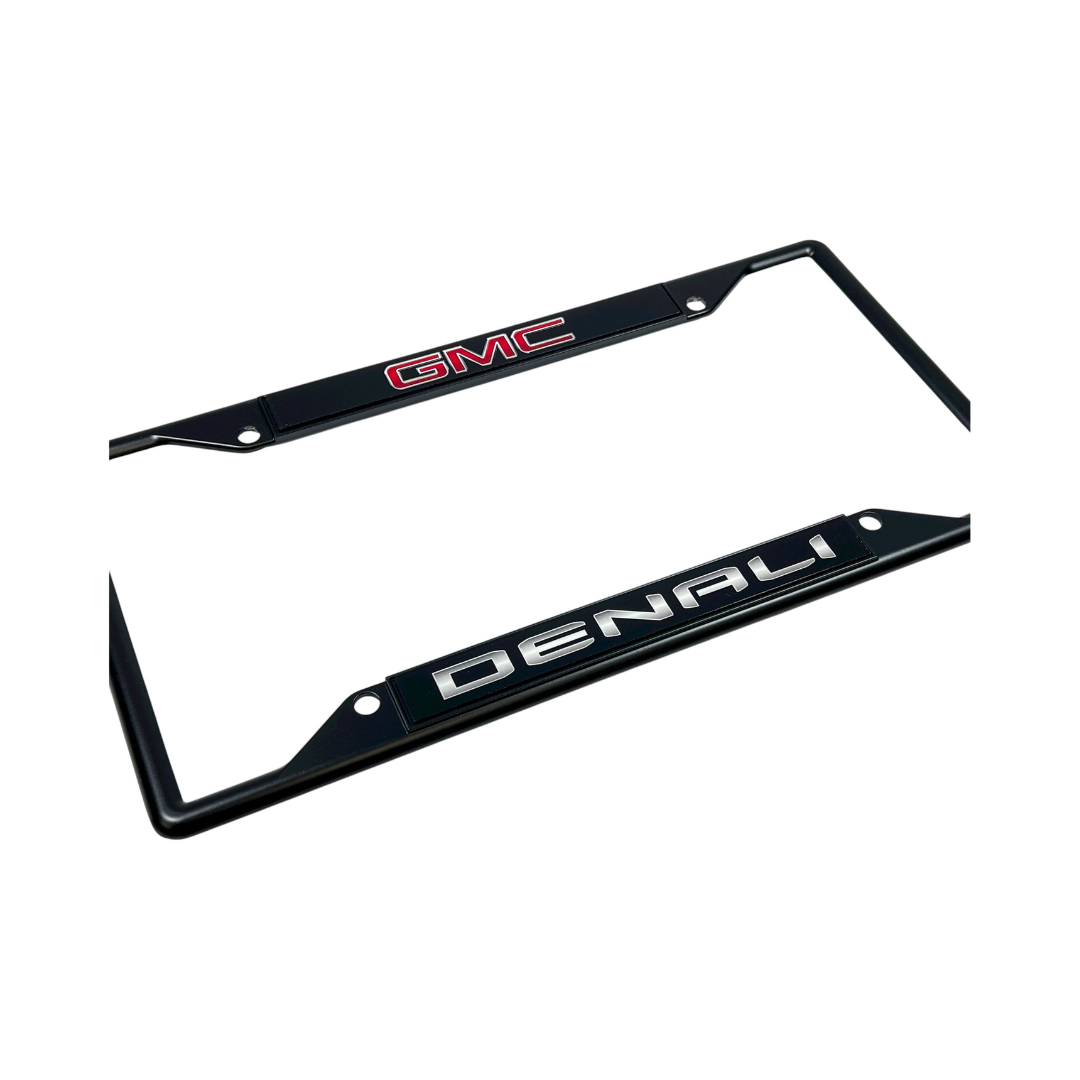 GMC Denali Black License Plate Frame