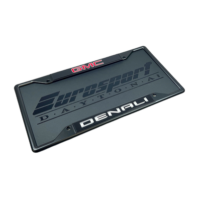 GMC Denali Black License Plate Frame