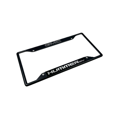GMC Hummer EV Black License Plate Frame
