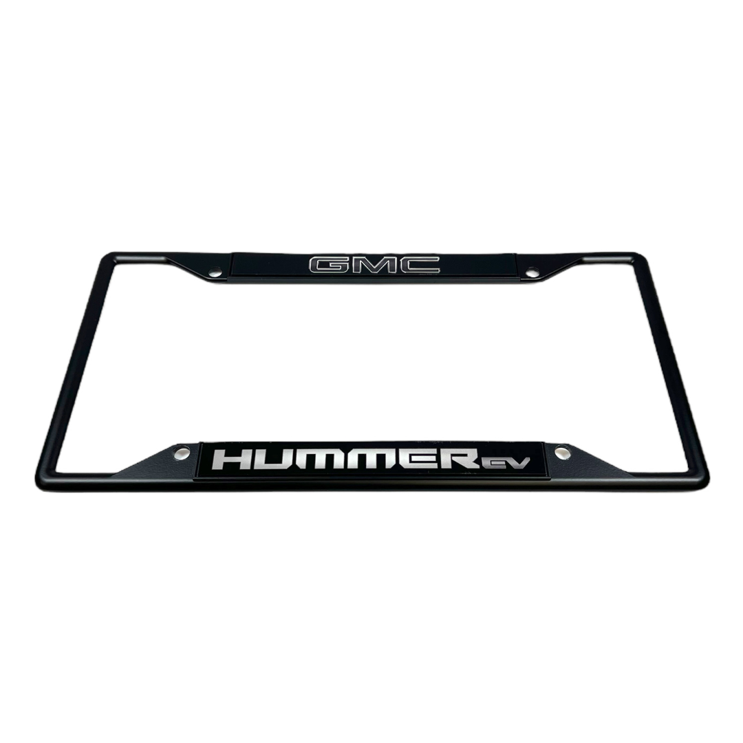 GMC Hummer EV Black License Plate Frame