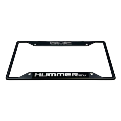 GMC Hummer EV Black License Plate Frame