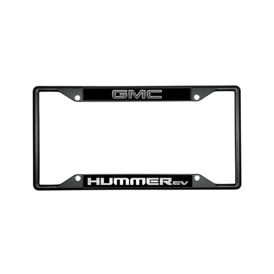 GMC Hummer EV Black License Plate Frame