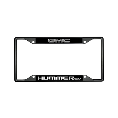 GMC Hummer EV Black License Plate Frame