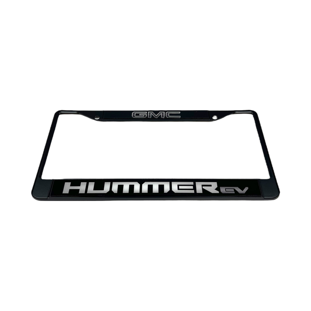 GMC Hummer EV Black License Plate Frame