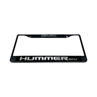 GMC Hummer EV Black License Plate Frame