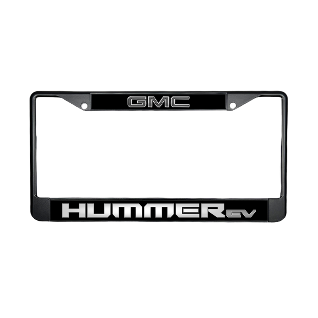 GMC Hummer EV Black License Plate Frame