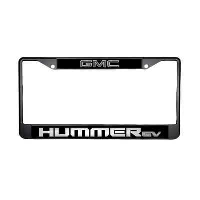 GMC Hummer EV Black License Plate Frame