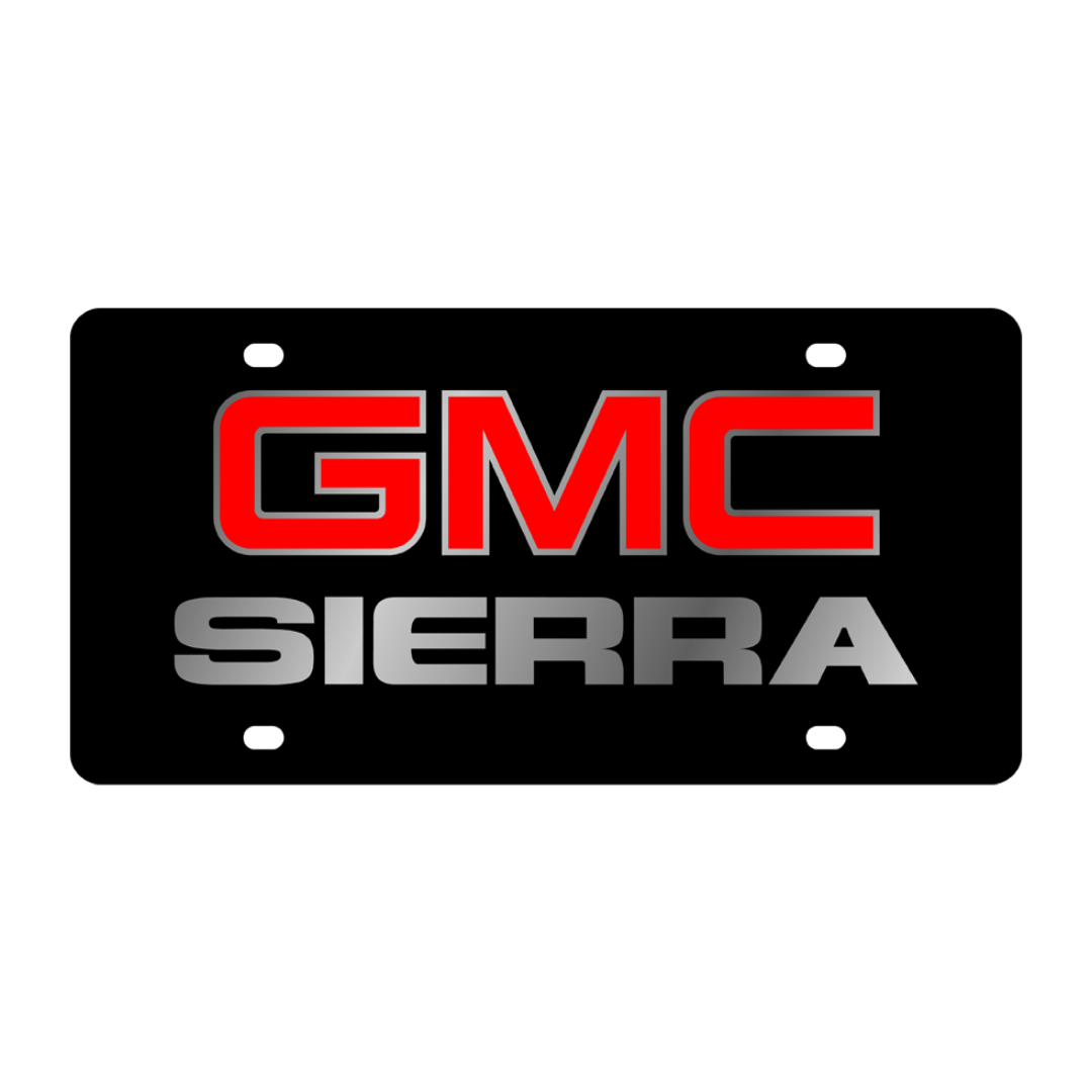GMC Sierra Acrylic License Plate