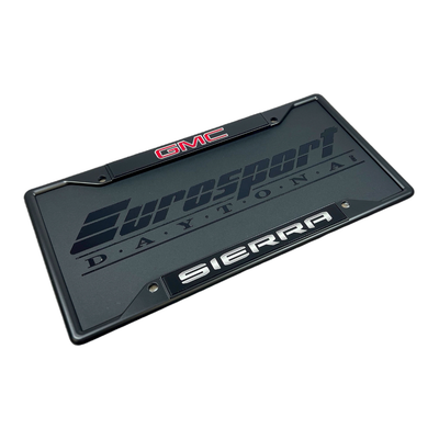 GMC Sierra Black License Plate Frame
