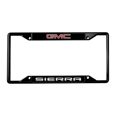 GMC Sierra Black License Plate Frame
