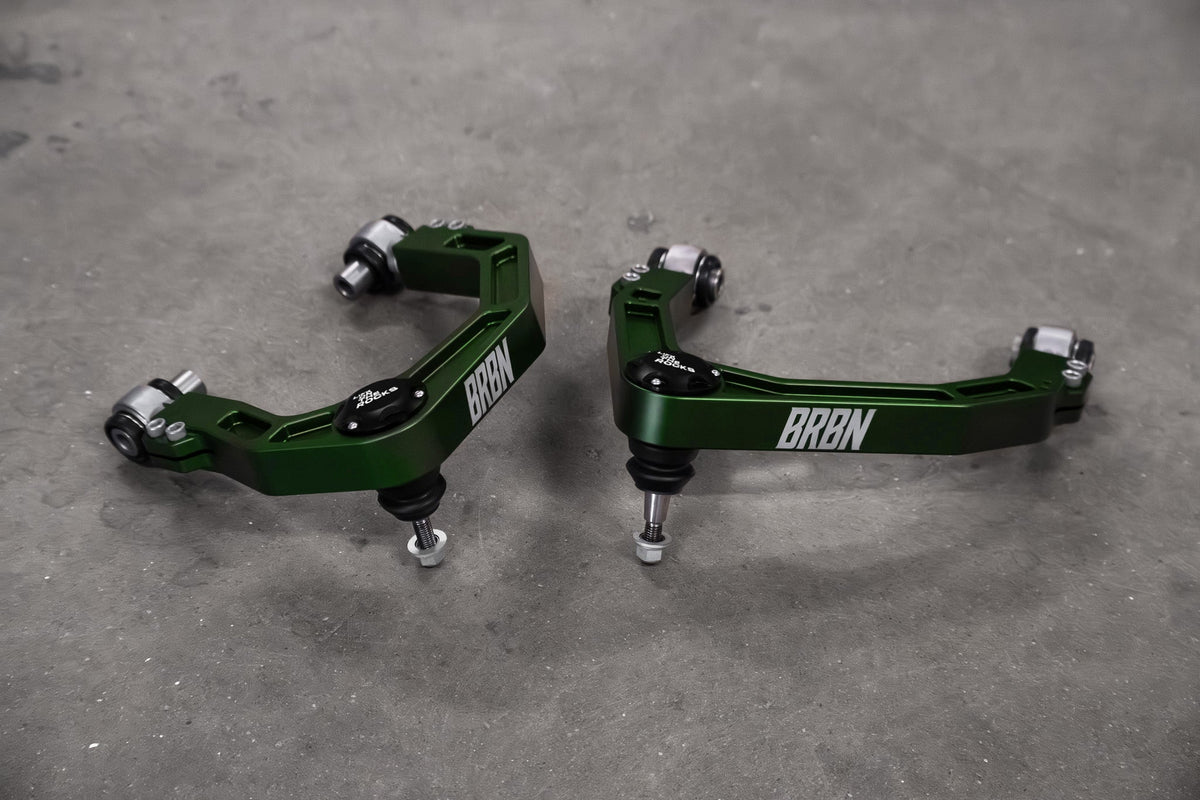 BRBN 2009-2020 Ford F-150 Billet Aluminum Adjustable Front Upper Control Arms (Pair)