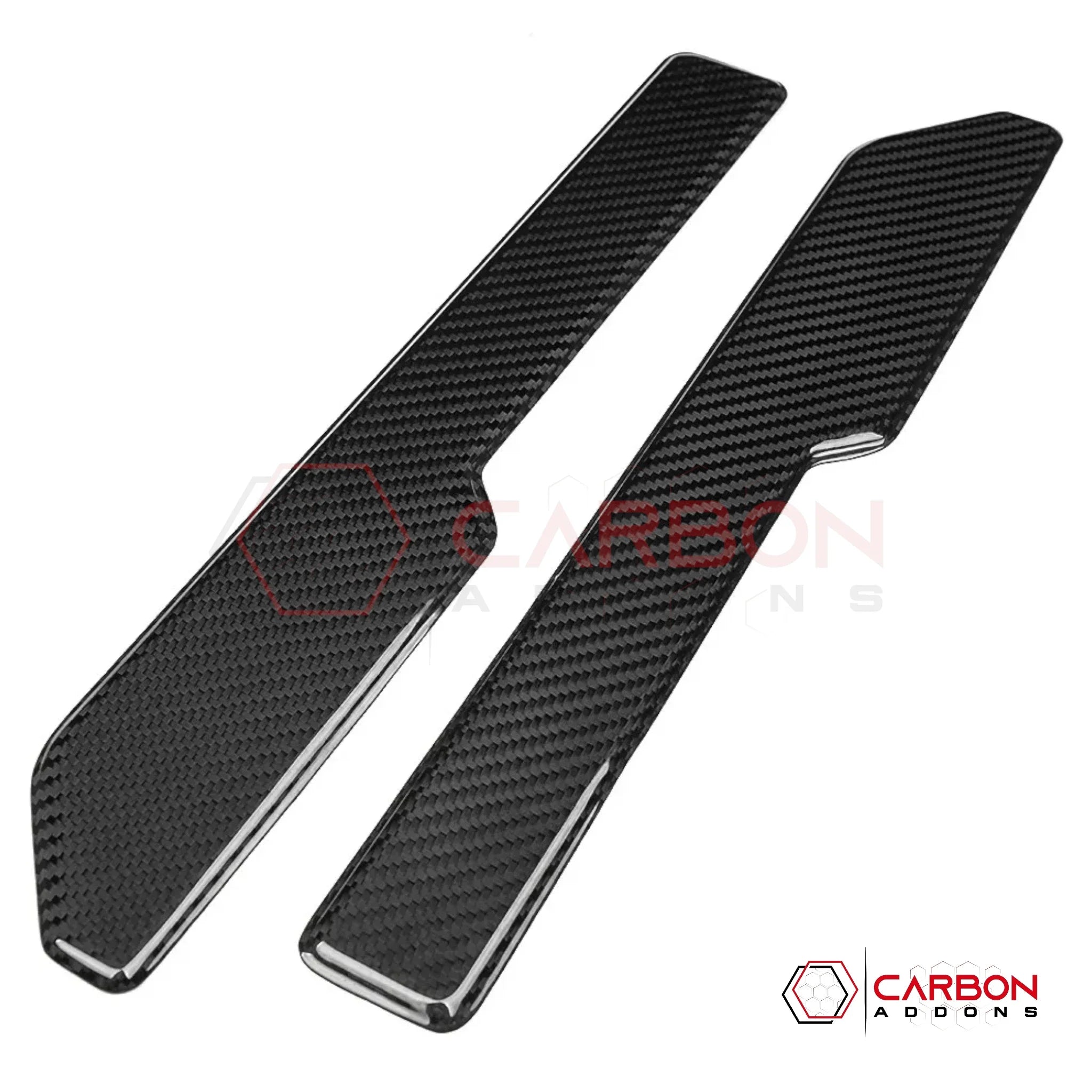 Real Carbon Fiber Interior Door Trim Covers for 2021+ Ford Bronco 2-Door (Glossy or Matte)