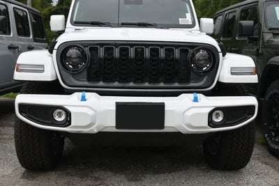Trim Illusion ABS6807BLK gloss black grille overlay for 2024-2026 Jeep Wrangler and Gladiator - image 5