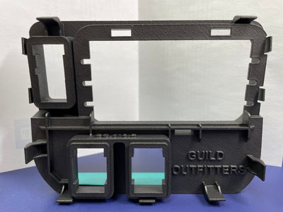 Base Panel for 1 Tall and 2 Short Switch Locations (Tacoma Access Cab)
