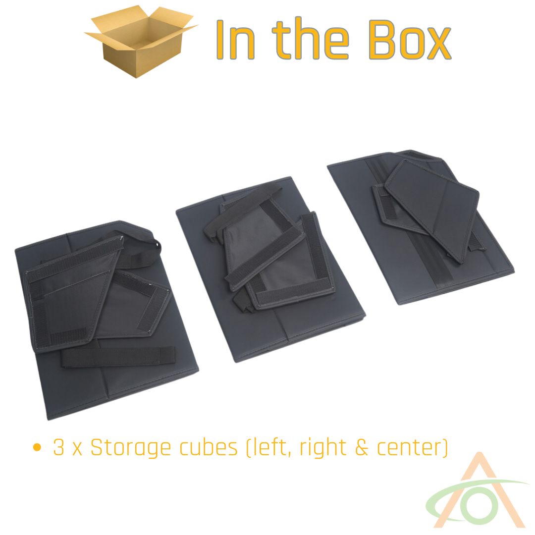 Foldable Underseat Storage Cubes for Cybertruck