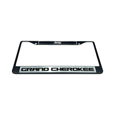 Jeep Grand Cherokee Black License Plate Frame