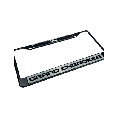 Jeep Grand Cherokee Black License Plate Frame
