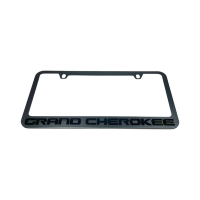 Jeep Grand Cherokee Blacked Out License Plate Frame