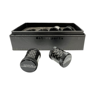 Jeep Grand Cherokee Carbon Fiber Valve Stem Caps