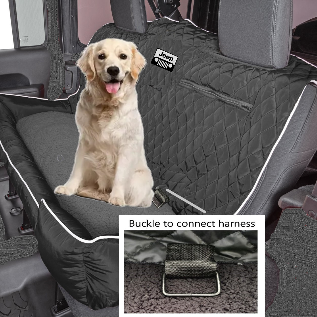 Jeep Grille Pet Bed And Seat Cover - Large