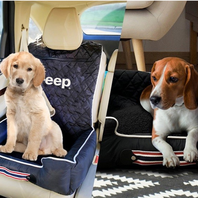 Jeep Logo Pet Bed And Seat Cover