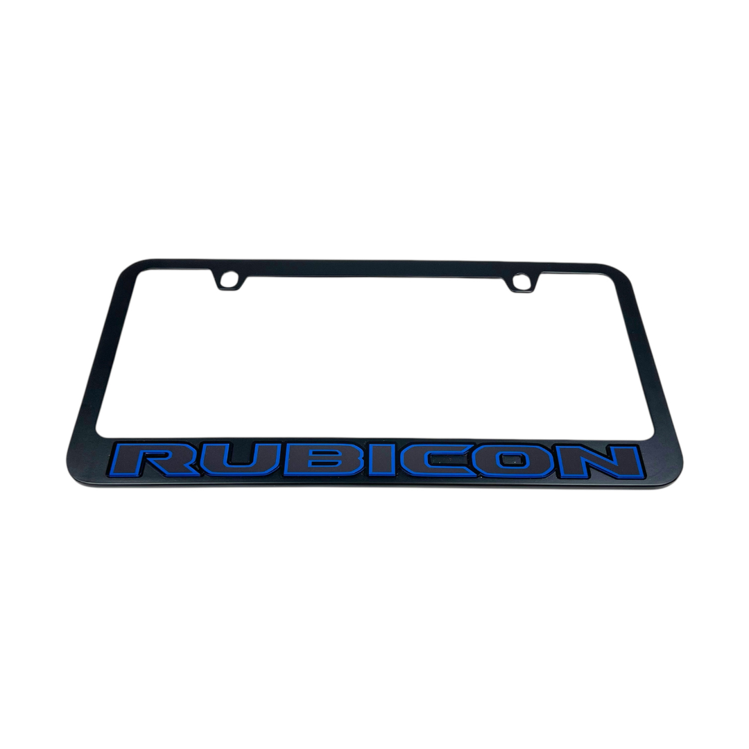 Jeep Rubicon Black License Plate Frame