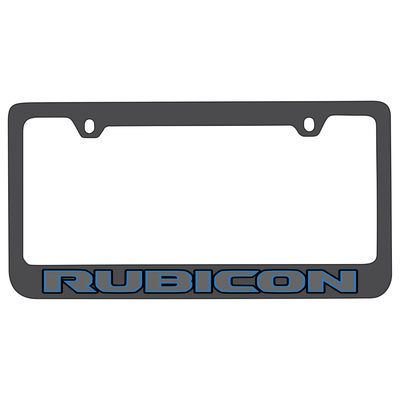 Jeep Rubicon Black License Plate Frame