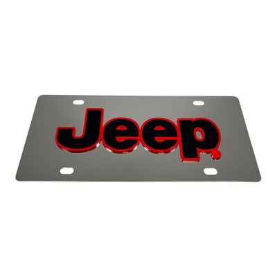 Jeep Stainless Steel License Plate