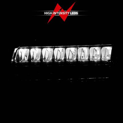 Jeep Wrangler 18-23 Full LED Fender Lights Smoke W/ Sequential Signal (FOR SPORT, SPORT S MODEL HALOGEN FENDER LIGHTS)