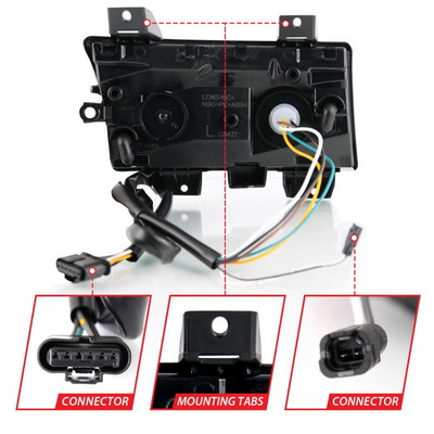 Jeep Wrangler 18-23 / Gladiator 20-23 LED Fender Lights Chrome W/ Sequential Signal (FOR MODELS W/ FACTORY LED FENDER LIGHTS)