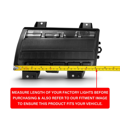 Jeep Wrangler 18-23 / Gladiator 20-23 Full LED Fender Lights Smoke W/ Sequential Signal (FOR MODELS W/ FACTORY HALOGEN FENDER LIGHTS)