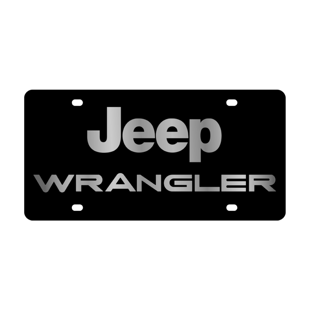 Jeep Wrangler Carbon Steel license Plate