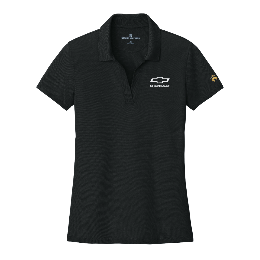 Ladies Brooks Brothers Mesh Pique Performance Polo