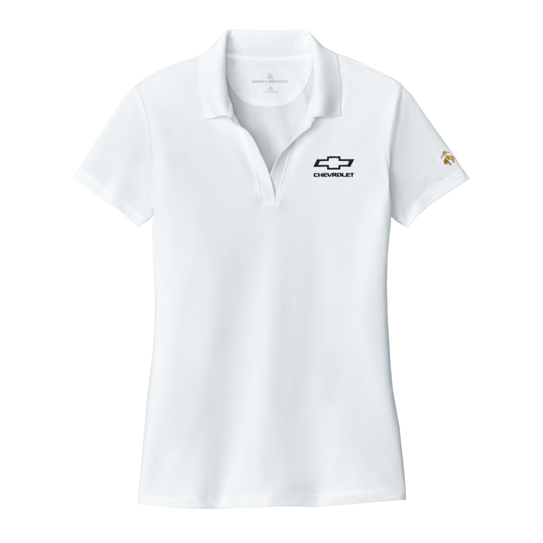 Ladies Brooks Brothers Mesh Pique Performance Polo