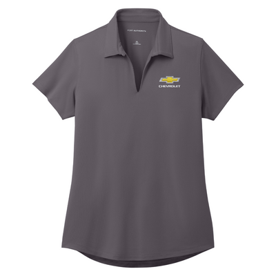 Ladies Chevrolet Gold Bowtie City Stretch Polo