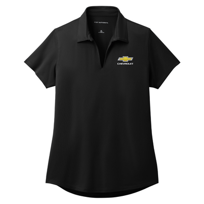 Ladies Chevrolet Gold Bowtie City Stretch Polo
