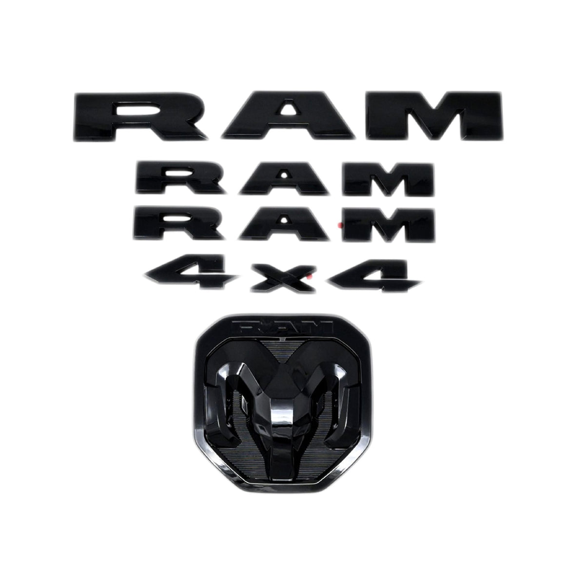 Trim Illusion LET800BLK gloss black lettering set for 2019-2024 Ram 1500 - image 11