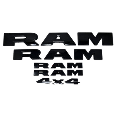 Trim Illusion LET802BLK gloss black lettering set for 2025-2026 Ram 1500 - image 11