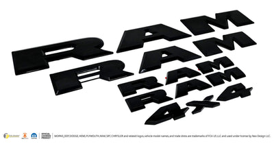 Trim Illusion LET802BLK gloss black lettering set for 2025-2026 Ram 1500 - image 2
