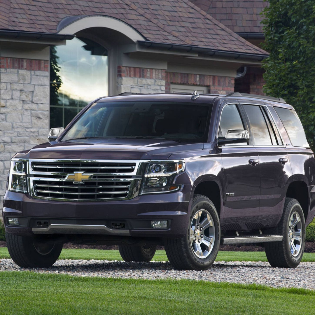 2015-2020 Chevrolet Tahoe/Suburban, 15-20 GMC Yukon 2 PCS No Turn Signal Full Chrome Tape-on Mirror Cover