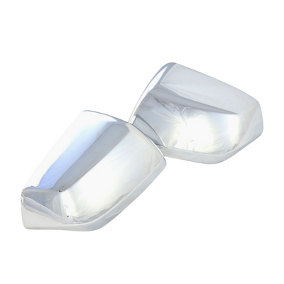 2021-2024 Chevrolet Suburban/Tahoe, 2024 Chevrolet Silverado EV, 21-24 GMC Yukon/Yukon XL, 21-24 Cadillac Escalade 2 PCS W/ or W/O Turn Signal Top Chrome Tape-on Mirror Cover