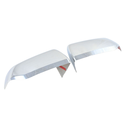 2021-2024 Chevrolet Suburban/Tahoe, 2024 Chevrolet Silverado EV, 21-24 GMC Yukon/Yukon XL, 21-24 Cadillac Escalade 2 PCS W/ or W/O Turn Signal Top Chrome Tape-on Mirror Cover