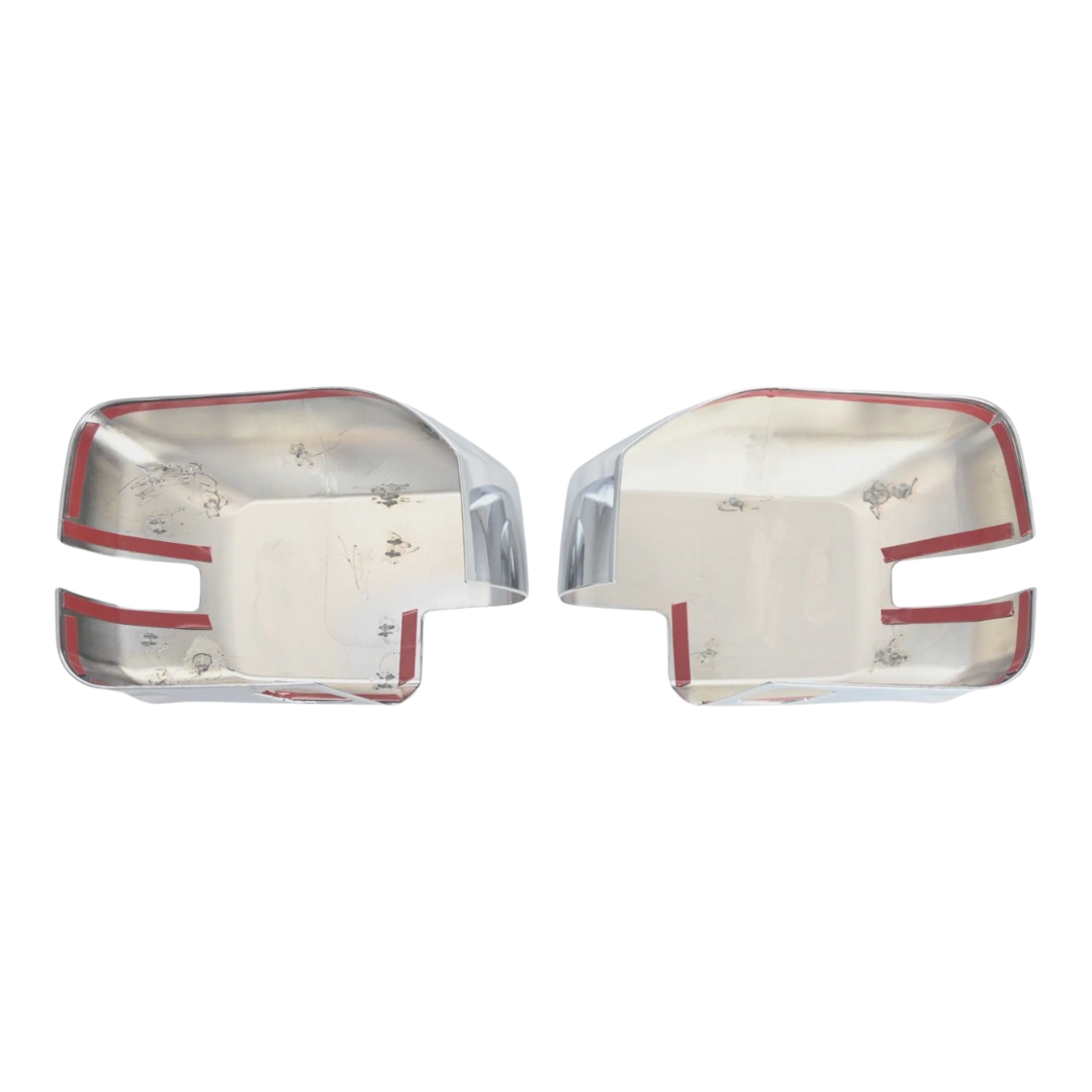 21-24 Ford Bronco With or W/O Camera 2 PCS With Turn Signal Full Chrome Tape-on Mirror Cover