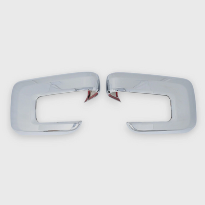 2021-2024 Ford F-150 No Camera 2 PCS No Turn Signal Chrome Tape-on Mirror Cover