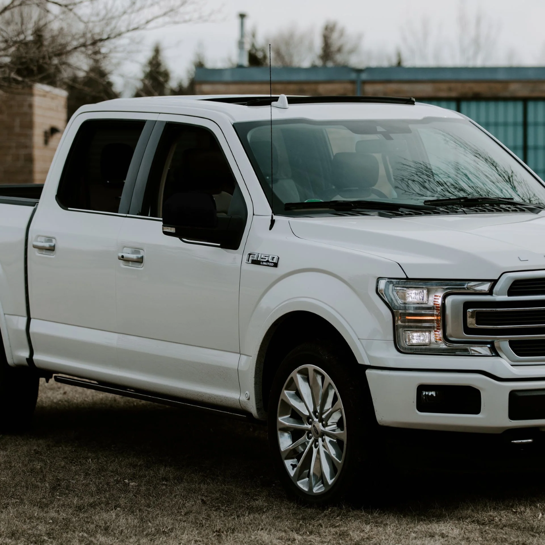 2015-20 Ford F-150 2 PCS Top Gloss Black Replacement Mirror Cover