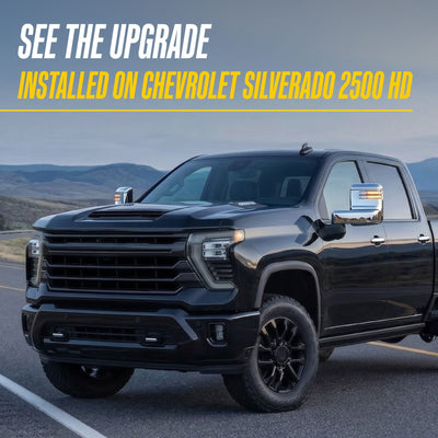 Trim Illusion MC364 chrome mirror covers for 2020-2026 Chevrolet Silverado 2500 HD, Silverado 3500 HD, GMC Sierra 2500 HD and more - image 10