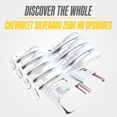 Trim Illusion MC364 chrome mirror covers for 2020-2026 Chevrolet Silverado 2500 HD, Silverado 3500 HD, GMC Sierra 2500 HD and more - image 5