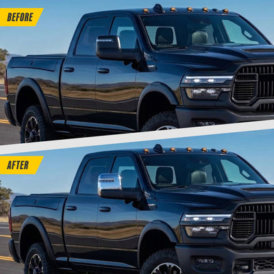 Trim Illusion MC376 chrome mirror covers for 2023-2026 Ram 3500 and Ram 2500 - image 11