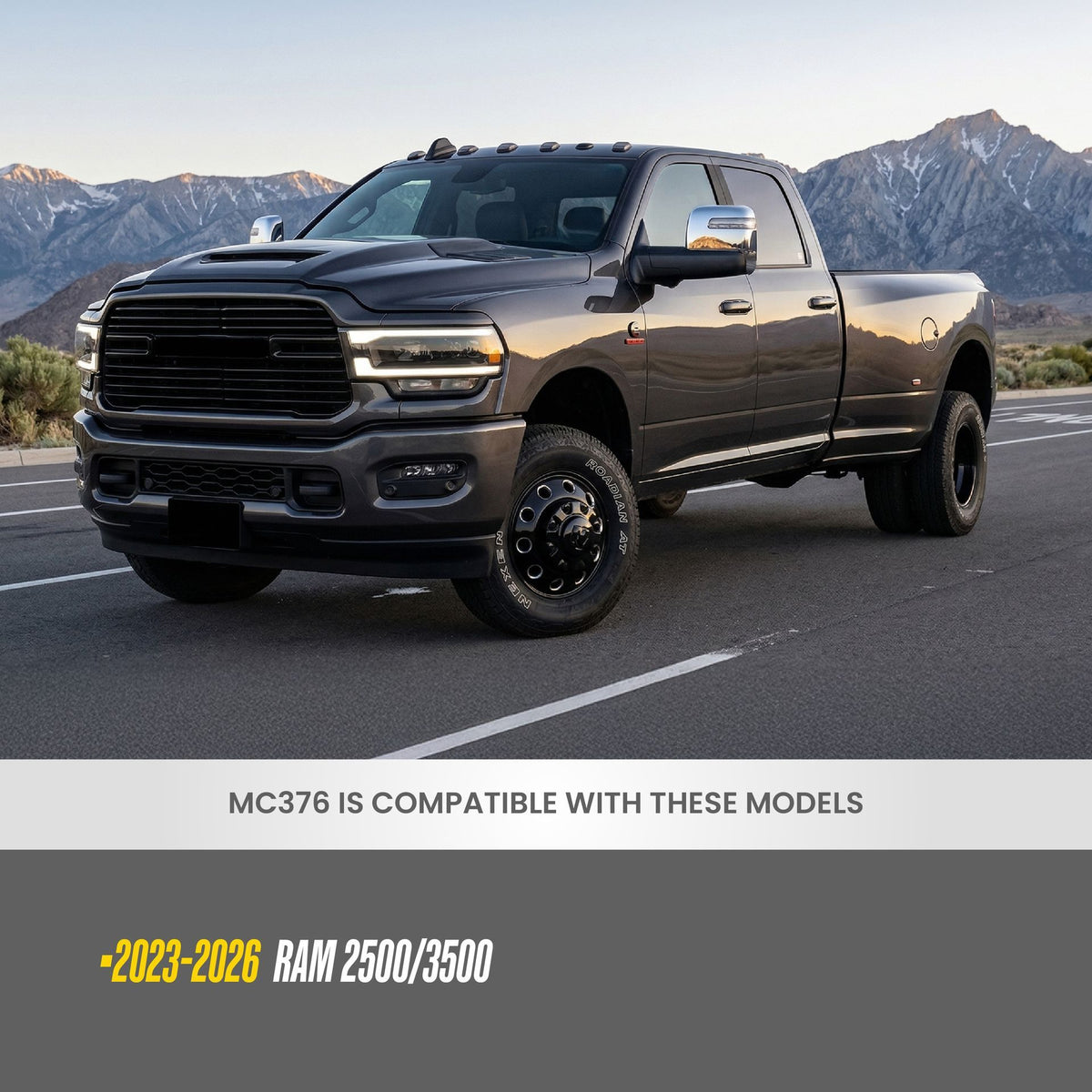 Trim Illusion MC376 chrome mirror covers for 2023-2026 Ram 3500 and Ram 2500 - image 17